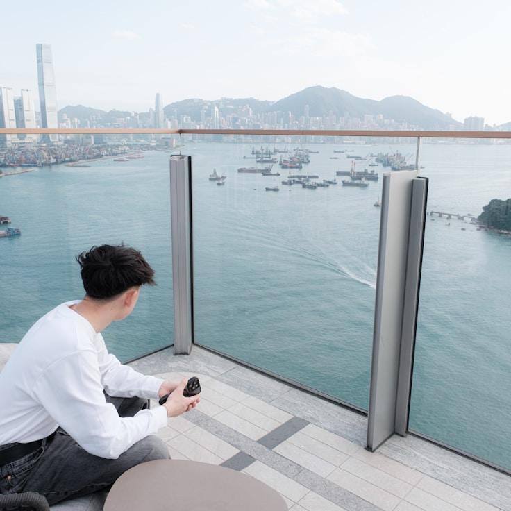 Entertainment zone at night in Italy